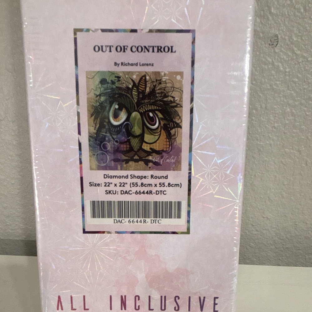 Diamond Art Club DAC Out of Control Painting Kit Round Drill Richard Lorenz NEW